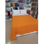ETEHOMETEX ÇİFT KİŞİLİK %100 PAMUK HAVUZLU PİKE TAKIMI TURUNCU 8696474232074